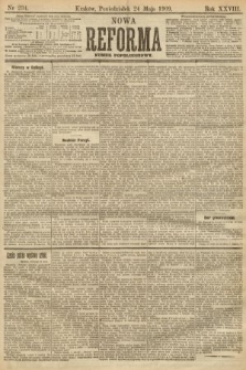 Nowa Reforma (numer popołudniowy). 1909, nr 234
