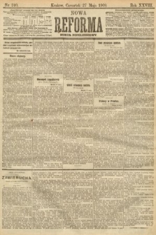 Nowa Reforma (numer popołudniowy). 1909, nr 240