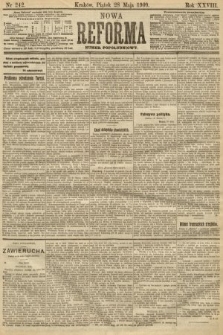 Nowa Reforma (numer popołudniowy). 1909, nr 242