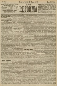 Nowa Reforma (numer popołudniowy). 1909, nr 244