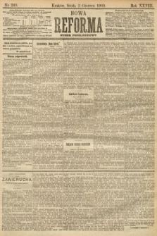 Nowa Reforma (numer popołudniowy). 1909, nr 248