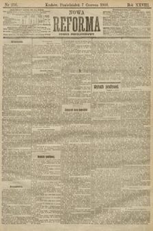 Nowa Reforma (numer popołudniowy). 1909, nr 256