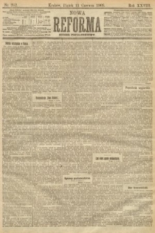 Nowa Reforma (numer popołudniowy). 1909, nr 262