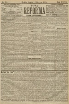 Nowa Reforma (numer popołudniowy). 1909, nr 264