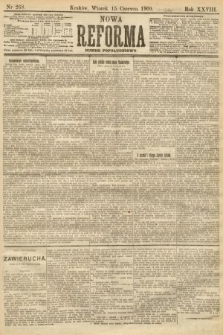 Nowa Reforma (numer popołudniowy). 1909, nr 268