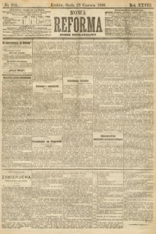 Nowa Reforma (numer popołudniowy). 1909, nr 282