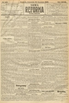 Nowa Reforma (numer poranny). 1909, nr 283