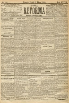 Nowa Reforma (numer popołudniowy). 1909, nr 296