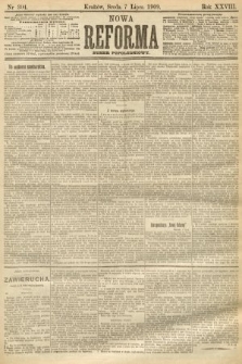 Nowa Reforma (numer popołudniowy). 1909, nr 304