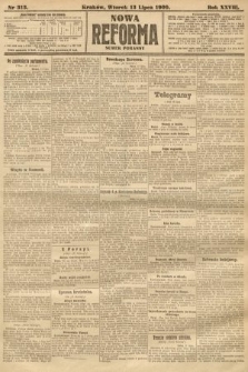 Nowa Reforma (numer poranny). 1909, nr 313