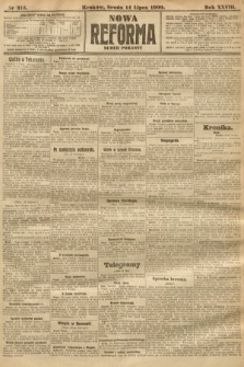 Nowa Reforma (numer poranny). 1909, nr 315