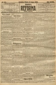 Nowa Reforma (numer poranny). 1909, nr 319