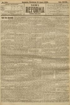 Nowa Reforma (numer poranny). 1909, nr 323