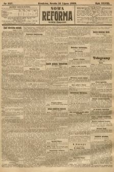 Nowa Reforma (numer poranny). 1909, nr 327