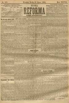 Nowa Reforma (numer popołudniowy). 1909, nr 328