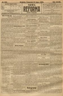 Nowa Reforma (numer poranny). 1909, nr 329