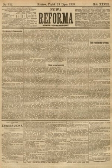 Nowa Reforma (numer popołudniowy). 1909, nr 332