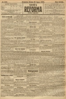 Nowa Reforma (numer poranny). 1909, nr 339