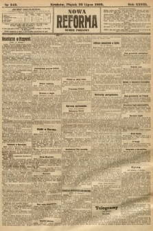 Nowa Reforma (numer poranny). 1909, nr 343