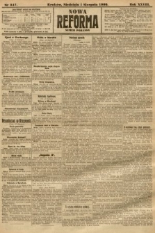 Nowa Reforma (numer poranny). 1909, nr 347