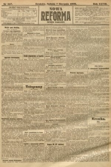 Nowa Reforma (numer poranny). 1909, nr 357