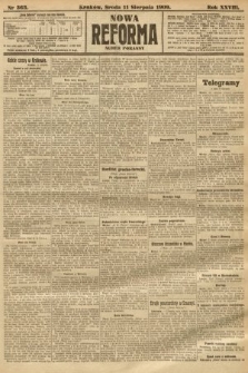 Nowa Reforma (numer poranny). 1909, nr 363