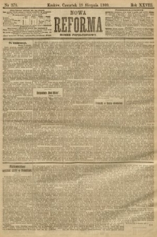 Nowa Reforma (numer popołudniowy). 1909, nr 378