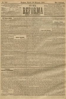 Nowa Reforma (numer popołudniowy). 1909, nr 380