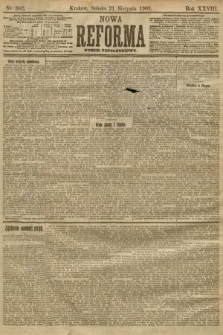 Nowa Reforma (numer popołudniowy). 1909, nr 382