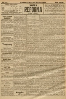 Nowa Reforma (numer poranny). 1909, nr 385