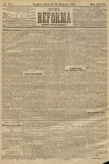 Nowa Reforma (numer popołudniowy). 1909, nr 390