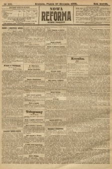 Nowa Reforma (numer poranny). 1909, nr 391