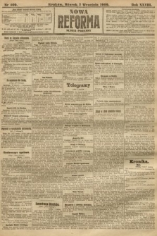 Nowa Reforma (numer poranny). 1909, nr 409