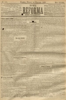 Nowa Reforma (numer popołudniowy). 1909, nr 420