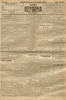 Nowa Reforma (numer poranny). 1909, nr 431