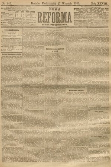 Nowa Reforma (numer popołudniowy). 1909, nr 442