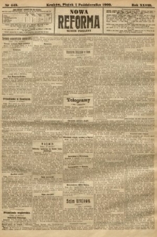 Nowa Reforma (numer poranny). 1909, nr 449