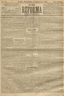 Nowa Reforma (numer popołudniowy). 1909, nr 454