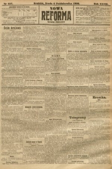 Nowa Reforma (numer poranny). 1909, nr 457