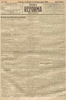 Nowa Reforma (numer poranny). 1909, nr 489