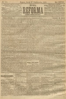 Nowa Reforma (numer popołudniowy). 1909, nr 494