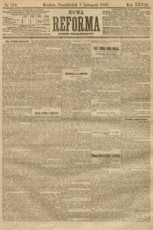 Nowa Reforma (numer popołudniowy). 1909, nr 513