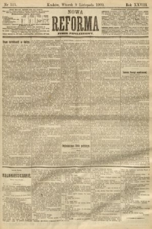 Nowa Reforma (numer popołudniowy). 1909, nr 515