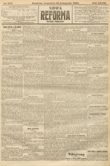 Nowa Reforma (numer poranny). 1909, nr 542