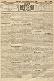 Nowa Reforma (numer poranny). 1909, nr 546