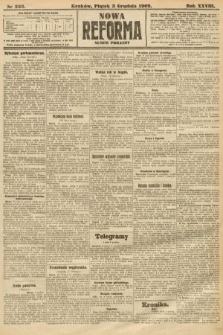 Nowa Reforma (numer poranny). 1909, nr 556