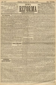 Nowa Reforma (numer popołudniowy). 1909, nr 569