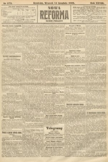 Nowa Reforma (numer poranny). 1909, nr 572