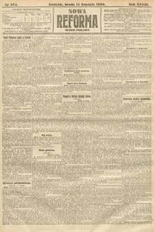 Nowa Reforma (numer poranny). 1909, nr 574