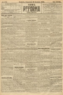 Nowa Reforma (numer poranny). 1909, nr 576